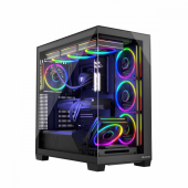 MODECOM Obudowa PC STELLAR 5F ARGB 10 Czarna - AT-STELLAR-5F-ARGB-10 - Zdjęcie 9
