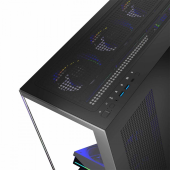 MODECOM Obudowa PC STELLAR 8F ARGB 10 Czarna  - AT-STELLAR-8F-ARGB-10 - Zdjęcie 2