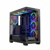 MODECOM Obudowa PC STELLAR 8F ARGB 10 Czarna  - AT-STELLAR-8F-ARGB-10 - Zdjęcie 8