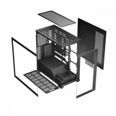 MODECOM Obudowa PC STELLAR NF ARGB 10 Czarna bez wetylatorów  - AT-STELLAR-NF-0000-10 - Zdjęcie 5