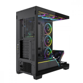 MODECOM Obudowa PC VOLCANO STELLAR PLUS ARGB MIDI 8F Czarna - AT-STELLAR-PLUS-8F-ARGB-10 - Zdjęcie 4