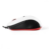 MODECOM M9.1 CZARNO-BIAŁA PRZEWODOWA MYSZ OPTYCZNA - M-MC-00M9.1-200 - Zdjęcie 4