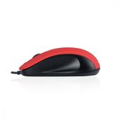 MODECOM M10S SILENT CZERWONA PRZEWODOWA MYSZ OPTYCZNA - M-MC-M10S-500 - Zdjęcie 4