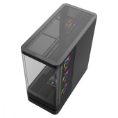 MODECOM Obudowa VOLCANO AQ100 MID ARGB szkło 4 wentylatory czarna - MC-A-AQ100-4FA-B - Zdjęcie 2