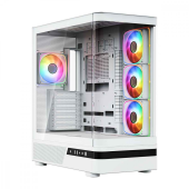 MODECOM Obudowa VOLCANO AQ100 MID ARGB szkło 4 wentylatory biała  - MC-A-AQ100-4FA-W - Zdjęcie 9