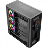 MODECOM Obudowa VOLCANO AQ300 MID RGB GLASS 4 wentylatory czarna  - MC-A-AQ300-4FA-B - Zdjęcie 3