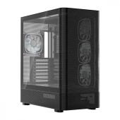 MODECOM Obudowa VOLCANO AQ300 MID RGB GLASS 4 wentylatory czarna  - MC-A-AQ300-4FA-B - Zdjęcie 10
