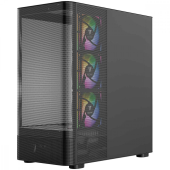 MODECOM Obudowa VOLCANO AQ300 MID RGB GLASS 4 wentylatory czarna  - MC-A-AQ300-4FA-B - Zdjęcie 11