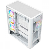 MODECOM Obudowa VOLCANO AQ300 MID RGB GLASS 4 wentylatory biała  - MC-A-AQ300-4FA-W - Zdjęcie 6