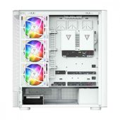 MODECOM Obudowa VOLCANO AQ300 MID RGB GLASS 4 wentylatory biała  - MC-A-AQ300-4FA-W - Zdjęcie 7