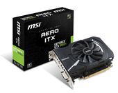 MSI GeForce GTX 1050 AERO ITX OCV1 4GB GDDR5 128BIT DVI-D/HDMI/DP - GeForce GTX 1050 Ti AERO ITX 4G OCV1 - Zdjęcie 1