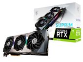 MSI Karta graficzna RTX 3070 SUPRIM 8GB GDDR6 256bit 3DP/HDMI  - GeForce RTX 3070 SUPRIM 8G - Zdjęcie 1