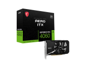 MSI Karta graficzna GeForce RTX 4060 AERO ITX 8G OC GDDR6 128bit HDMI/3DP - GeForce RTX 4060 AERO ITX 8G OC - Zdjęcie 1