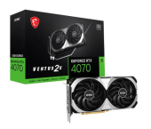 MSI Karta graficzna GeForce RTX 4070 VENTUS 2X E 12GB OC GDDRX6 192bit 3DP - GeForce RTX 4070 VENTUS 2X E 12G OC - Zdjęcie 1