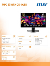MSI Monitor MPG 271QRX QD-OLED 26.5 cala/LED/WQHD/FLAT/360Hz/Czarny - MPG 271QRX QD-OLED - Zdjęcie 6