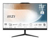 MSI Komputer All-in-One Modern AM242P 1M-2088XEU/nOS/Intel Core5 120U/16GB/512SSD/UMA/23.8/Czarny - Modern AM242P 1M-2088XEU - Zdjęcie 1