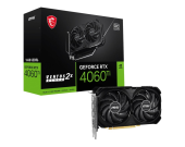 MSI Karta graficzna GeForce RTX 4060 Ti Ventus 2X OC 16GB GDDR6 128b czarna - RTX 4060 Ti VENTUS 2X BLACK 16G OC - Zdjęcie 1