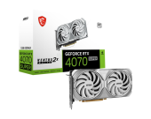 MSI Karta graficzna GeForce RTX 4070 SUPER 12G VENTUS 2X OC GDDRX6 192bit biała - RTX 4070 SUPER 12G VENTUS 2X WHITE OC - Zdjęcie 1