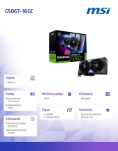 MSI Karta graficzna GeForce RTX 5060 Ti 16G GAMING - RTX 5060 Ti 16G GAMING OC - Zdjęcie 7