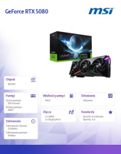 MSI Karta graficzna GeForce RTX 5080 16G VANGUARD SOC - RTX 5080 16G VANGUARD SOC - Zdjęcie 2