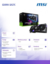MSI Karta graficzna GeForce RTX 5090 GAMING TRIO OC 32G GDDR7 512bit 3DP/HDMI - RTX 5090 32G GAMING TRIO OC - Zdjęcie 8