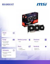 MSI Karta graficzna RX 6900 XT GAMING Z TRIO 16GB 256bit GDDR6 3DP/HDMI  - Radeon RX 6900 XT GAMING Z TRIO 16G - Zdjęcie 7