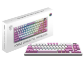 MSI Klawiatura gamingowa Forge GK600 TKL W Violet US  - S11-43USQ01-HH9 - Zdjęcie 5
