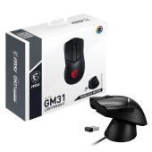 MSI Mysz bezprzewodowa GM31 Clutch Lightweight - S12-4300980-CLA - Zdjęcie 2