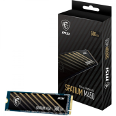 MSI Dysk SSD SPATIUM M450 500GB M.2 PCIe 4.0 3600/2300MB/s - S78-440K380-P83 - Zdjęcie 1