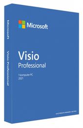 MICROSOFT Visio Professional 2021 PL Win P8 Medialess Box D87-07630 - D87-07630 - Zdjęcie 1