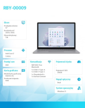 MICROSOFT Surface Laptop 5 15/256/i7/8 Platinum RBY-00009 PL  - RBY-00009 - Zdjęcie 4