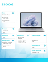 MICROSOFT !MS Laptop Studio2 Win11HOME i7-13800H/32/1TB/RTX4050/14.4''/PLATINUM  - Z1I-00009 - Zdjęcie 5