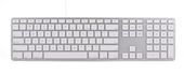 MATIAS Klawiatura aluminiowa Mac hub 2xUSB Silver - FK318S-UK - Zdjęcie 1