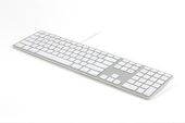 MATIAS Klawiatura aluminiowa Mac hub 2xUSB Silver - FK318S-UK - Zdjęcie 2