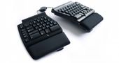 MATIAS Ergo Pro klawiatura mechaniczna ergonomiczna hub 3xUSB czarna  - FK403R-UK - Zdjęcie 2