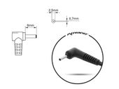 MITSU ładowarka/zasilacz 19v 2.1a (2.5x0.7) - asus - ZM/AS1921 - Zdjęcie 3