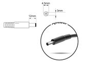 MITSU ładowarka/zasilacz 19.5v 4.62a (4.5x3.0 pin) - dell - ZM/DEL195462P - Zdjęcie 3