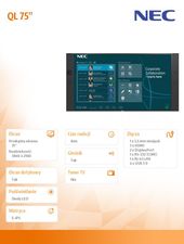 NEC Monitor 75 cali InfinityBoard 2.1 QL - 40001444 - Zdjęcie 3