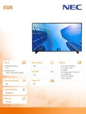 NEC Monitor 32 cale MultiSync E328 FHD 350cd/m2 16/7 - 60005270 - Zdjęcie 2