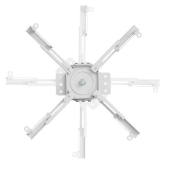 NEWSTAR Uchwyt sufitowy do projektora CL25-530WH1 h:25,5 cm biały - CL25-530WH1 - Zdjęcie 10