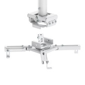 NEWSTAR Uchwyt sufitowy do projektora CL25-540WH1 h:60,5-90,5 cm biały - CL25-540WH1 - Zdjęcie 2