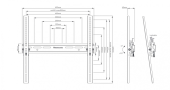 NEWSTAR Uchwyt do projektora WL35-350BL14 SUF  - WL35-350BL14 - Zdjęcie 6