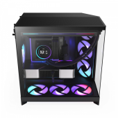 NZXT Obudowa H9 Flow RGB+ Midi Tower z oknem czarna  - CM-H92FB-P1 - Zdjęcie 4