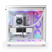NZXT Obudowa H9 FLOW RGB Midi tower z oknem biała  - CM-H92FW-R1 - Zdjęcie 8