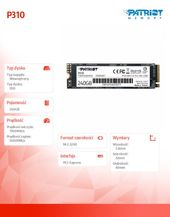 PATRIOT Dysk SSD P310 240GB M.2 2280 1700/1000 PCIe NVMe Gen3 x 4 - P310P240GM28 - Zdjęcie 9
