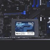 PATRIOT SSD 960GB Burst Elite 450/320MB/s SATA III 2.5 - PBE960GS25SSDR - Zdjęcie 3