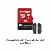 PATRIOT Karta microSDXC 1TB Express 800/600MB/s Nintendo Switch 2 - PEF1TEPEXMCX - Zdjęcie 2