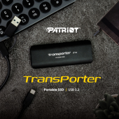 PATRIOT Dysk SSD 2TB Transporter 1000/1000 MB/s Type-C  - PTP2TBPEC - Zdjęcie 6