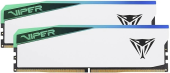 PATRIOT Pamięć DDR5 Viper Elite 5 RGB 32GB/6200(2x16) CL42 biała - PVER532G62C42KW - Zdjęcie 2