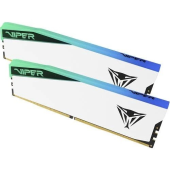 PATRIOT Pamięć DDR5 Viper Elite 5 RGB 32GB/6200(2x16) CL42 biała - PVER532G62C42KW - Zdjęcie 3